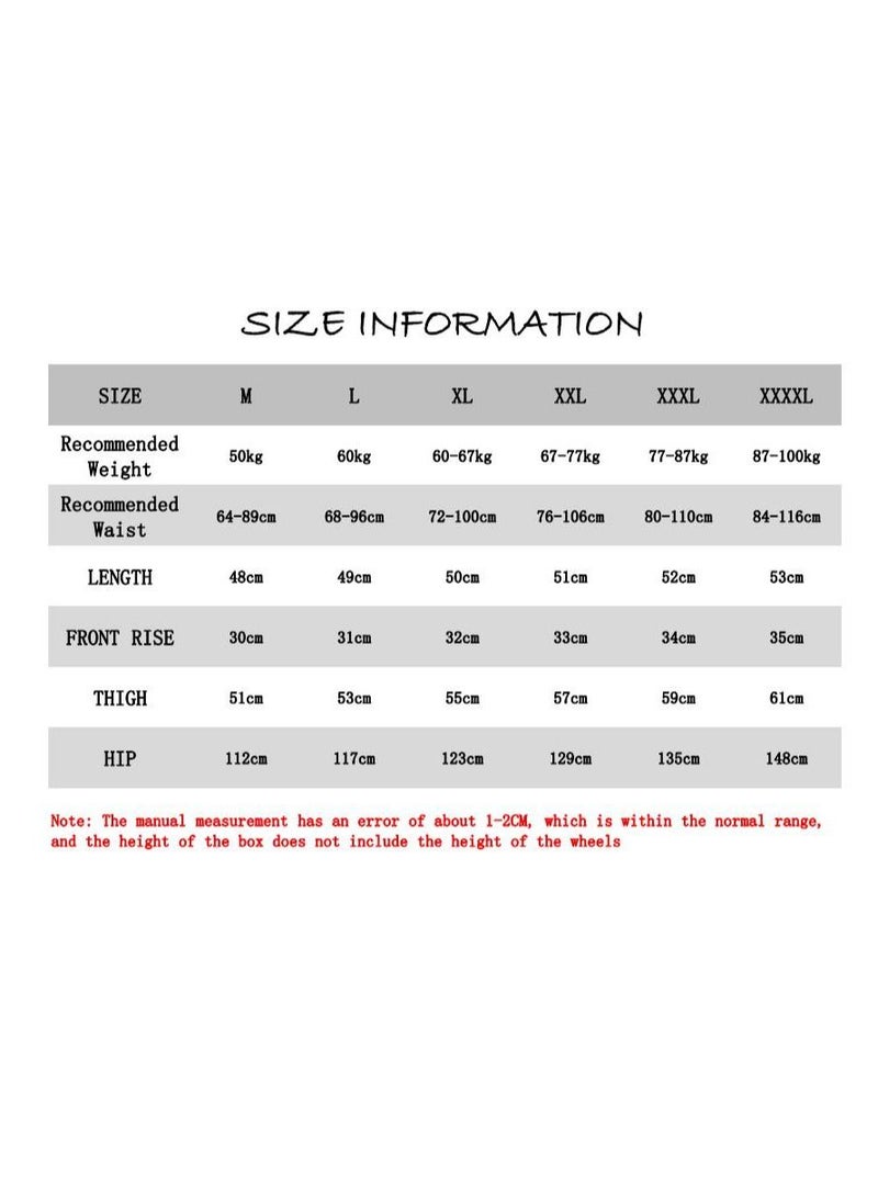 1-Piece Men Swim Beach Shorts Quick Dry Swimming Trunks Drawstring Surfing Board Shorts Loose Boxers Short Pants  - Image 2