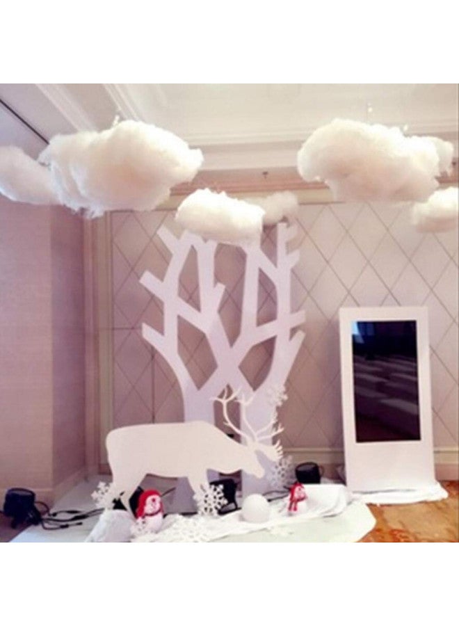 KODORIA Artificial Cloud Props Imitation Cotton 3D Cloud Room DIY Decorative Hanging Ornament Decoration Art Stage Wedding Party for Stage Show Party Decor - 25 x 20 x 20 cm - Image 4