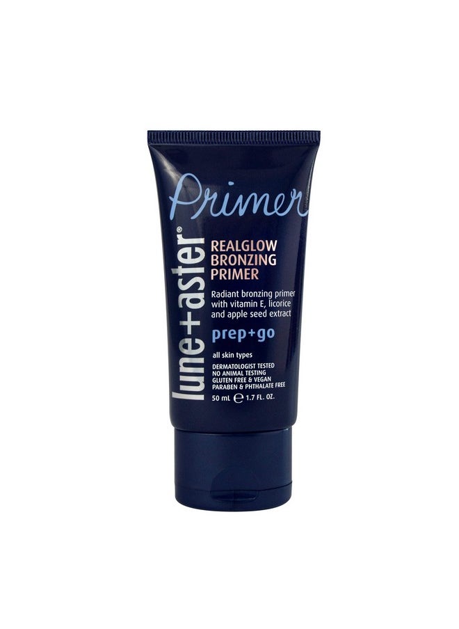 Lune+Aster Lune+Aster RealGlow® Bronzing Primer - Lightweight primer with sheer bronze light diffusers creates a healthy bronzed glow  - Image 1