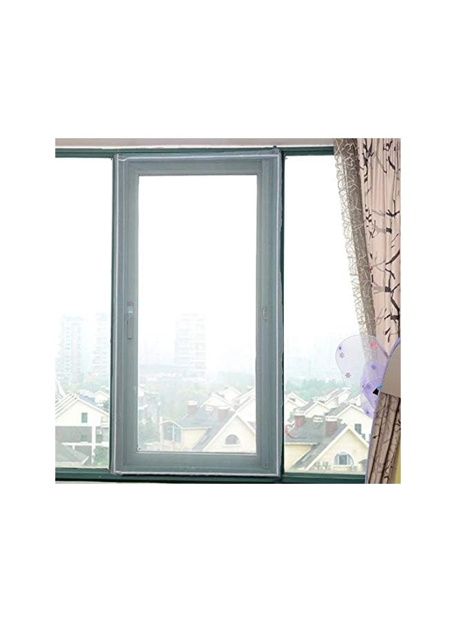 The Bros Self-adhesive Window Screen, Anti Mosquito Net Adjustable DIY Fly Window Screen Mesh Insect Netting Bug Bee Mosquito Protector With Sticky Tape for most Windows, 100X150cm - Image 5
