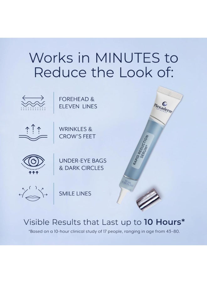 Plexaderm Rapid Reduction Eye Serum - Visibly Reduces Under-Eye Bags, Wrinkles, Dark Circles, Fine Lines & Crow's Feet Instantly, Anti Aging Wrinkle Remover for Face, Full Size Tube - Image 3