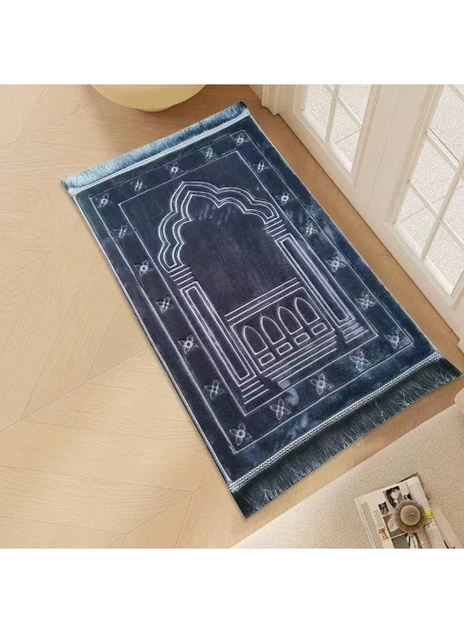 Farazdaq prayer rug, cotton material, Large Thick Padded Luxury Soft Great for Knees and Forehead, Premium Padded and Comfortable Prayer Mat - Image 1
