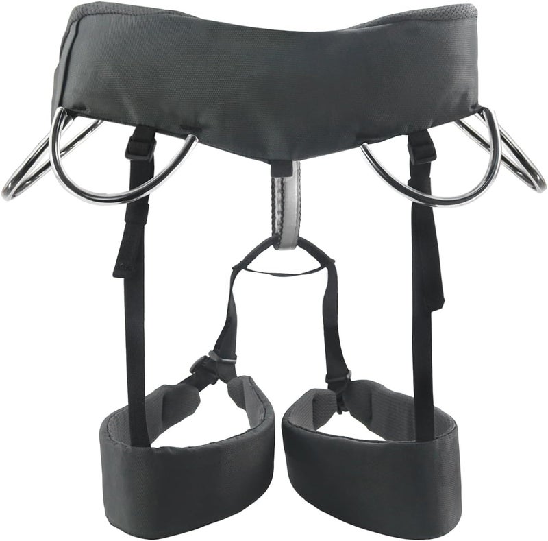 Newdoar Climbing Harness, Mountaineering Rock Climbing Harness, Half Body Harness for Rappelling Fire Rescuing Tree Climbing - Image 5