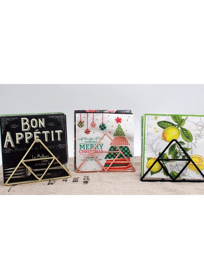 CentraLit Napkin Holder for Dining Table - Tissue Paper Stand for Kitchen, Table, Home Décor, Office, Restaurant, Tissue Dispenser Organizer for Dinner Tables, Kitchen, Bathroom (Black) - Image 5