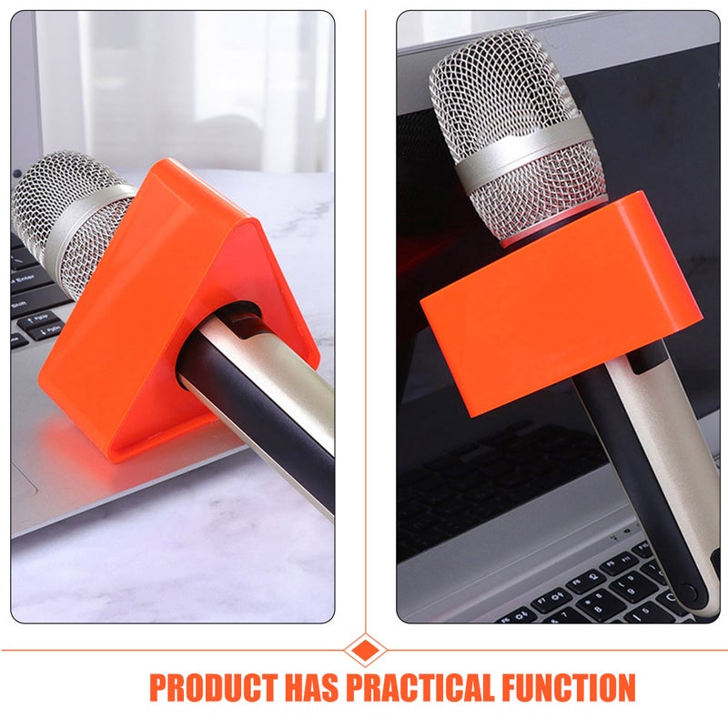 Interview Microphone Flag, Portable Logo Station for TV and Conferences - Image 3