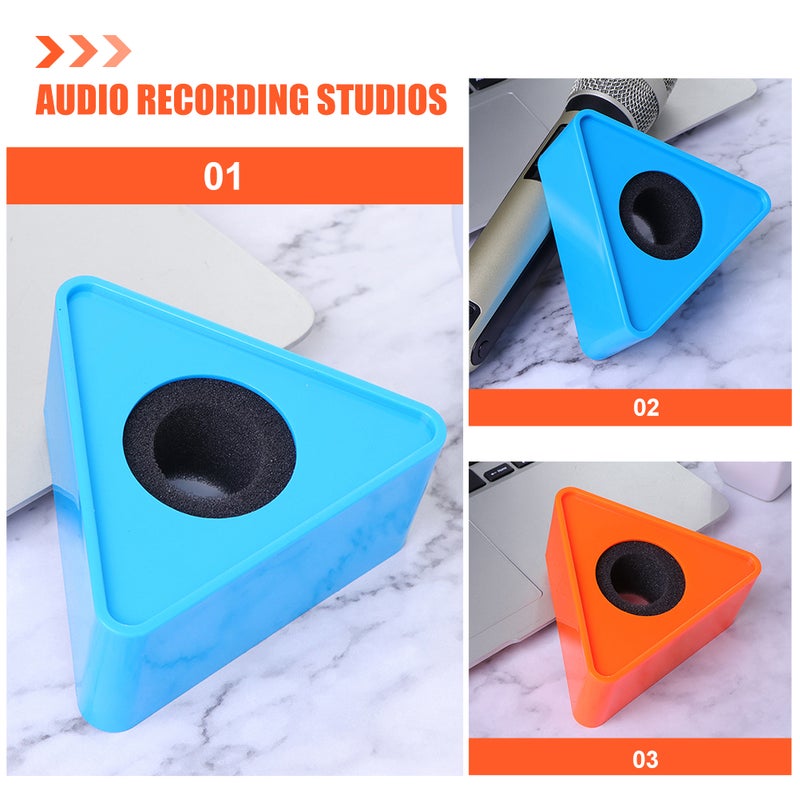 Interview Microphone Flag, Portable Logo Station for TV and Conferences - Image 4