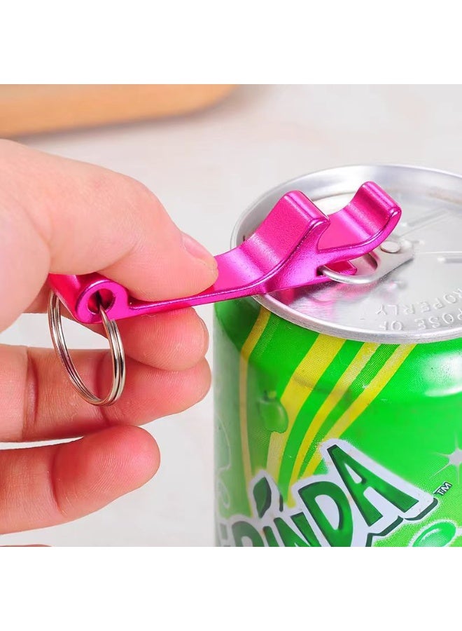 وينر مجموعة من 9 فتاحات زجاجات بيرة ملونة، فتاحة زجاجات معدنية فاخرة على شكل سلسلة مفاتيح، فتاحة زجاجات مشروبات للرجال والنساء، صغيرة وعملية، سهلة الحمل، تفتح أغطية زجاجات البيرة بسهولة - Image 5