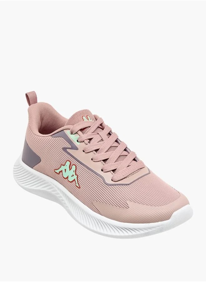 كابا Women's Logo Detail Sneakers with Lace-Up Closure