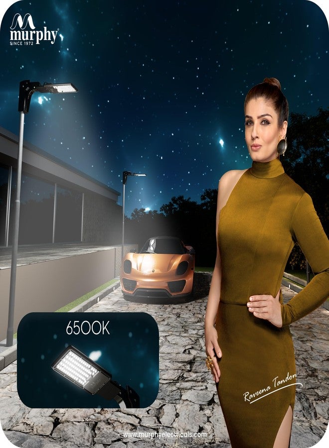 Murphy Velar 24W LED Street Light | Aluminium Body | IP66 Waterproof | 2400 Lumens | 6500K Cool White | BIS Certified | Energy Efficient Outdoor Light | 2-Year Warranty (Pack of 1) - Image 5