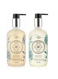 La Chatelaine Hand Wash & Lotion Set | Sulfate Free | Frosted Glass Bottles | Nourishing Shea Butter Formula | Natural and Organic | Made in France | 2 x 8.1 oz. (Coconut Milk) - pzsku/Z740D4F8A49AAF4D5B92CZ/45/_/1740651624/f9fe7966-6745-48a6-8f4c-af5024121c8e