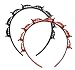 Jowxsx 2Pcs Black and Brown Double Bangs Hairstyle Hairpin Headband With 8 Small Clips Women Double Layer Twist Plait Hair Tools Clip Toothed Hairs Bands Braid Tool Hair AccessoriesWomens Fashion Headbands - Image 2