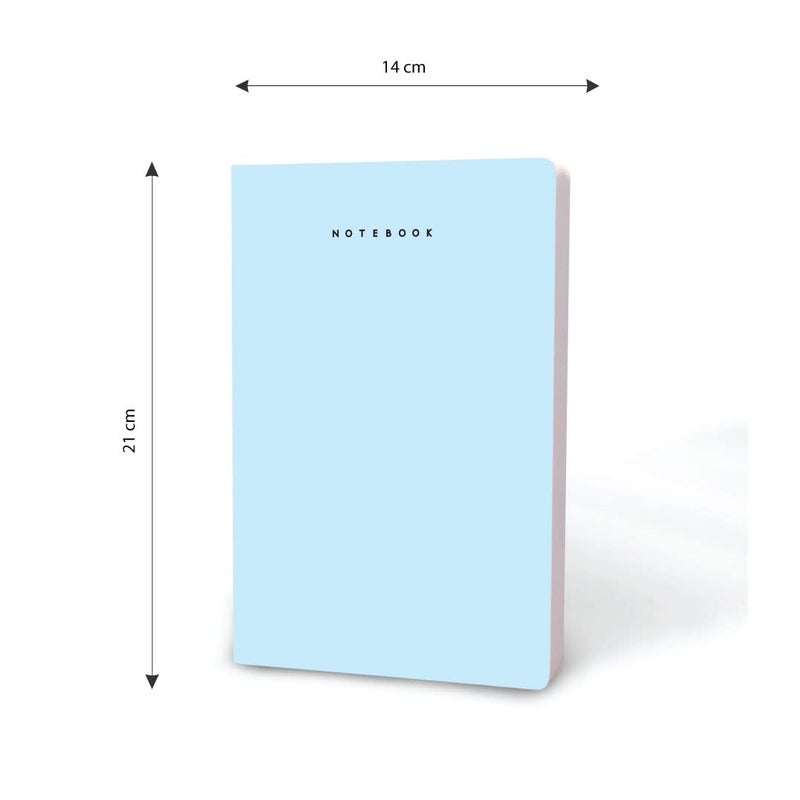 FACTOR NOTES A5 Notebook: 90 GSM | Ruled | 160 Pages (Misty Blue) - Image 3