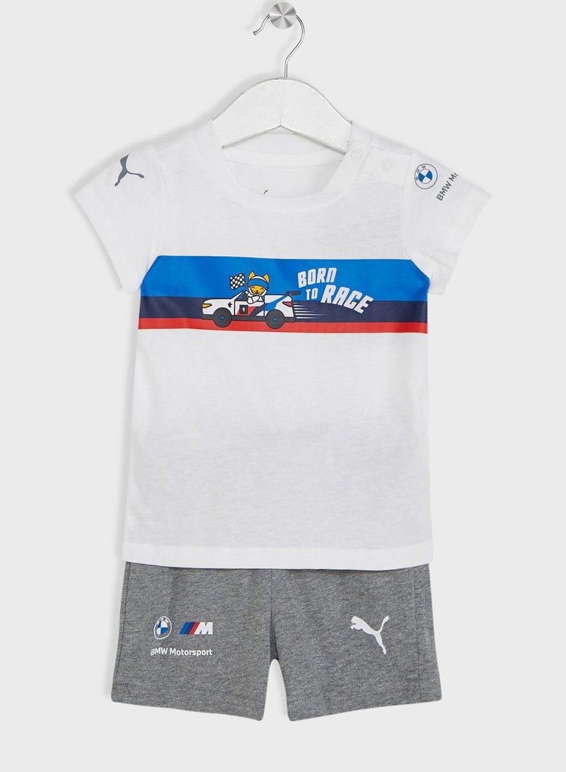 PUMA Infants Essential Bmw Mms Short Sleeve Set - Image 1