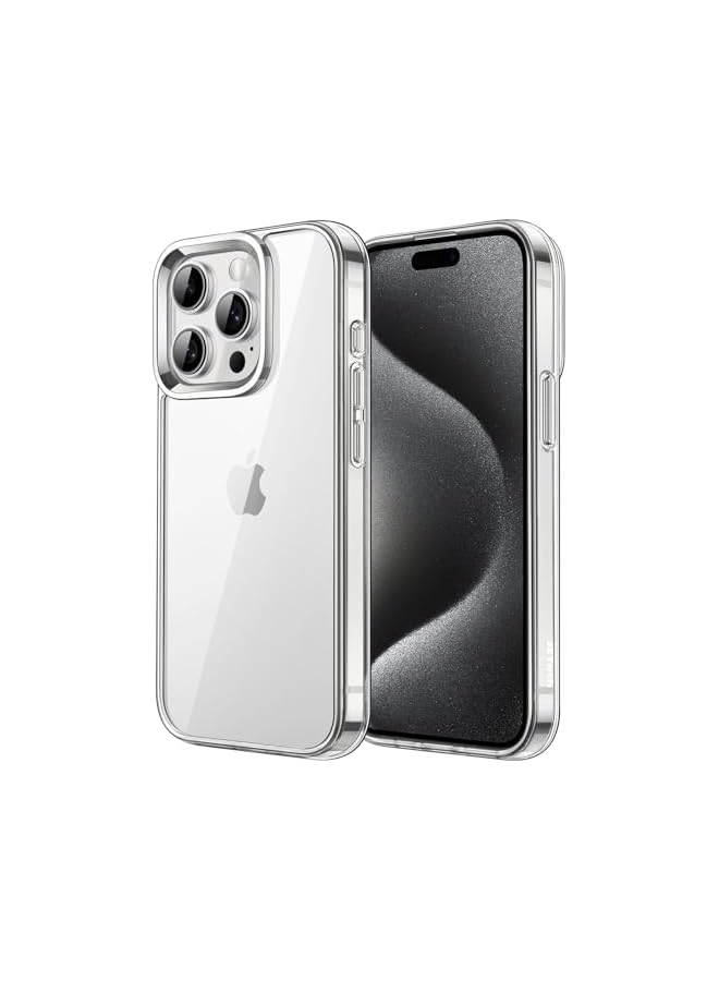 JETech Case for iPhone 15 Pro Max 6.7-Inch, Non-Yellowing Shockproof Phone Bumper Cover, Anti-Scratch Clear Back (Clear) - Image 1