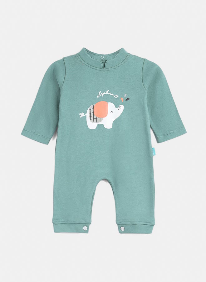 Baby Boys Interlock Jumpsuit