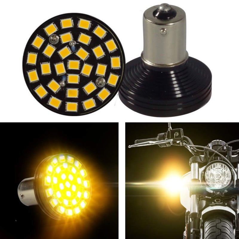 Eagle Lights Sunburst LED Front and Rear Turn Signals fits Indian Scout Pair of 2