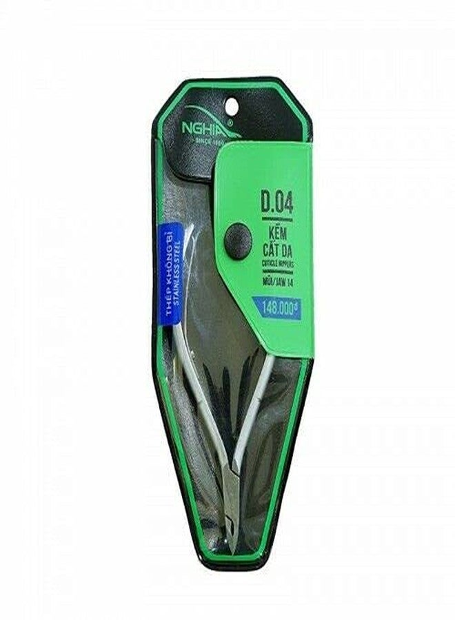 NGHIA Cuticle Nippers 14 jaw (5.5mm) - Many Type #D-01 to #D-05 (#D-04) - Image 1