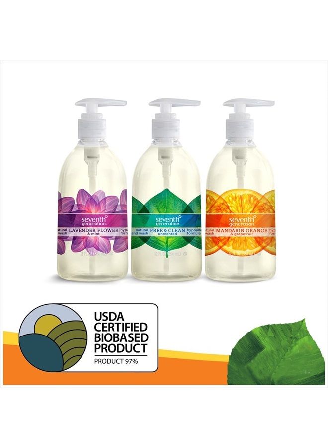 Seventh Generation Hand Wash, Lavender Flower & Mint, 12oz