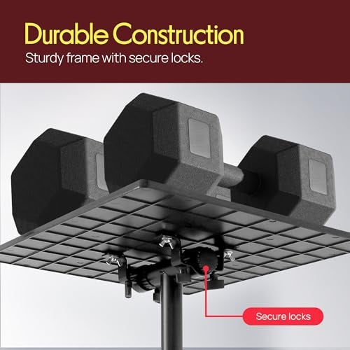 PYLE-PRO Universal Laptop Projector Tripod Stand - Computer, Book, DJ Equipment Holder Mount Height Adjustable Up to 39.37” w/ 14” x 11” Plate Size -for Office, Home, Stage, Studio, DJ Racks Holder - Image 3