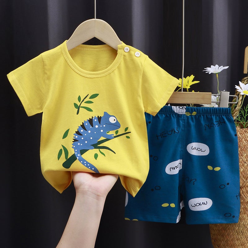 Infant Cotton T-Shirt Combo New Arrival K029 short set lizard