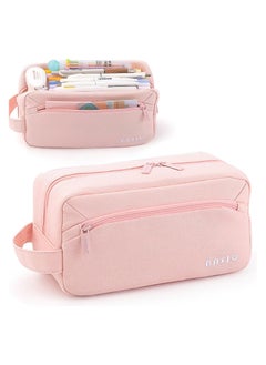 Oasisgalore Large Capacity Pencil Case 3 Compartments,  for Students Teen Girl Boy  - Image 1
