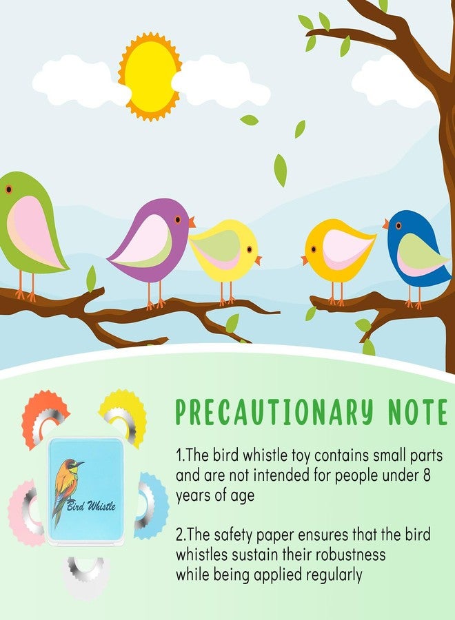 Sonwyoung 10 Pcs Bird Whistle Bird Caller Tongue Original Tweeting Noisemaker Toys Warbler Tricks Gag, 5 Colors - Image 5