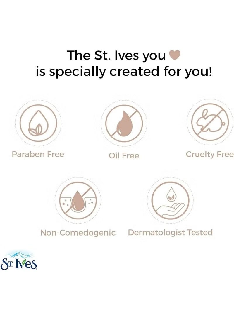 ST. Ives Gentle Smoothing Oatmeal Scrub Mask 170 g Face Exfoliating Mask Gentle Cleanser Smooth Soft Skin Care - Image 2