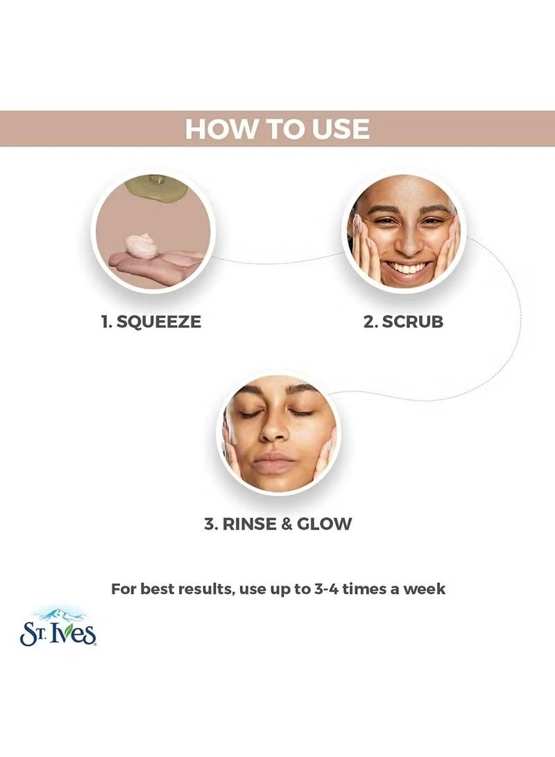 ST. Ives Gentle Smoothing Oatmeal Scrub Mask 170 g Face Exfoliating Mask Gentle Cleanser Smooth Soft Skin Care - Image 5