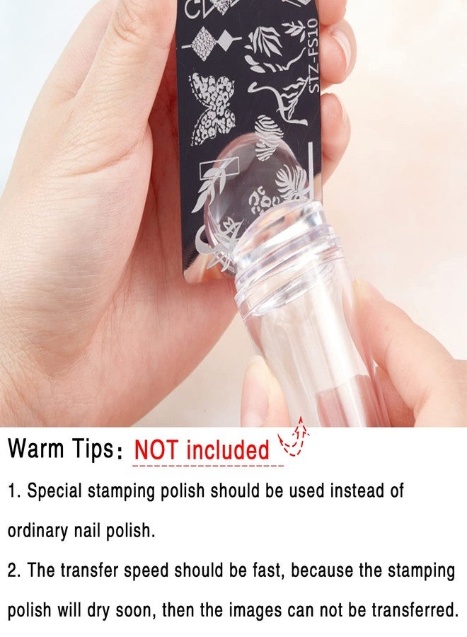 NICENEEDED Punk Style Nail Art Stamping Template, Tarot Cross Snake Butterfly Image Nail Plates Nail Supplies, 1Pc Mix Pattern Vintage Nail Templates for Printing Stencil Tools - Image 3