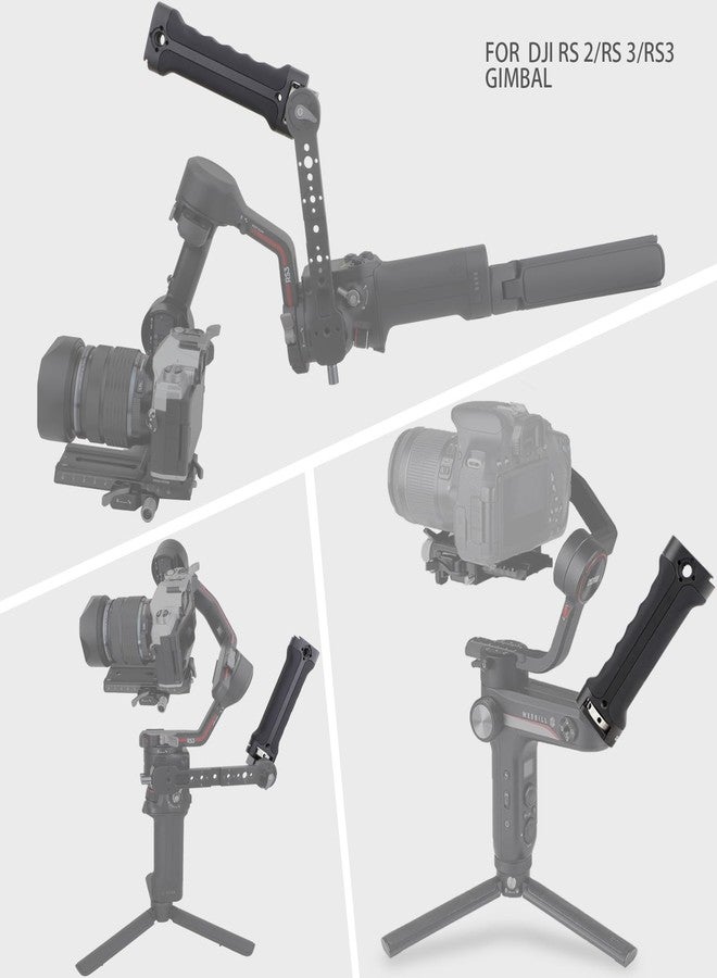 LEFTFOTO Sling Handgrip Handle for DJI Ronin DJI RS2/RSC2/RS3 / RS3 Pro/ RS3 Mini/ZHIYUN WEEBILL-S Gimbal Stabilizer,Extended Silicone Grip in Briefcase Mode, with Anti Twist Pins,Quick Installation - Image 5