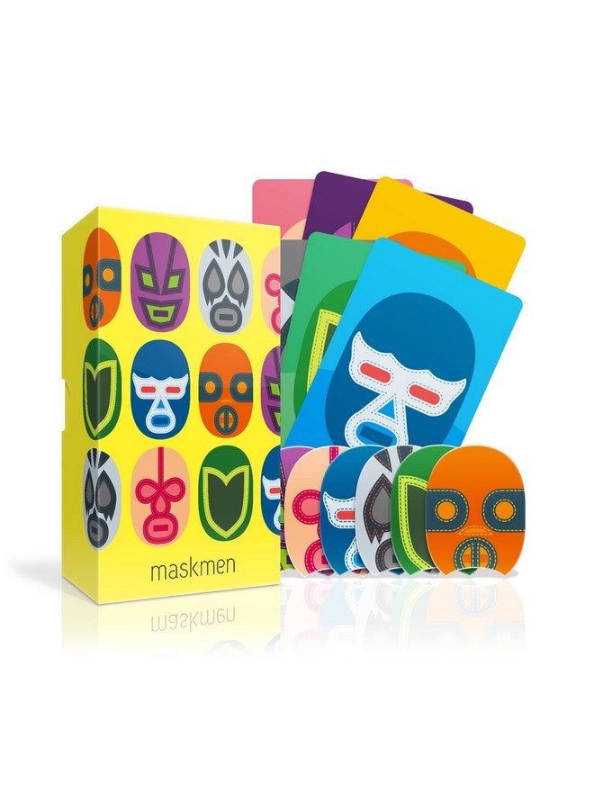 Oink Games Maskmen - Strategic Wrestling Card Game | 2-6 Players | Ages 9+ | Portable Travel Game - Image 1