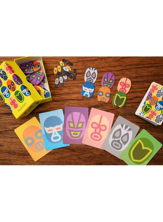Oink Games Maskmen - Strategic Wrestling Card Game | 2-6 Players | Ages 9+ | Portable Travel Game - Image 3