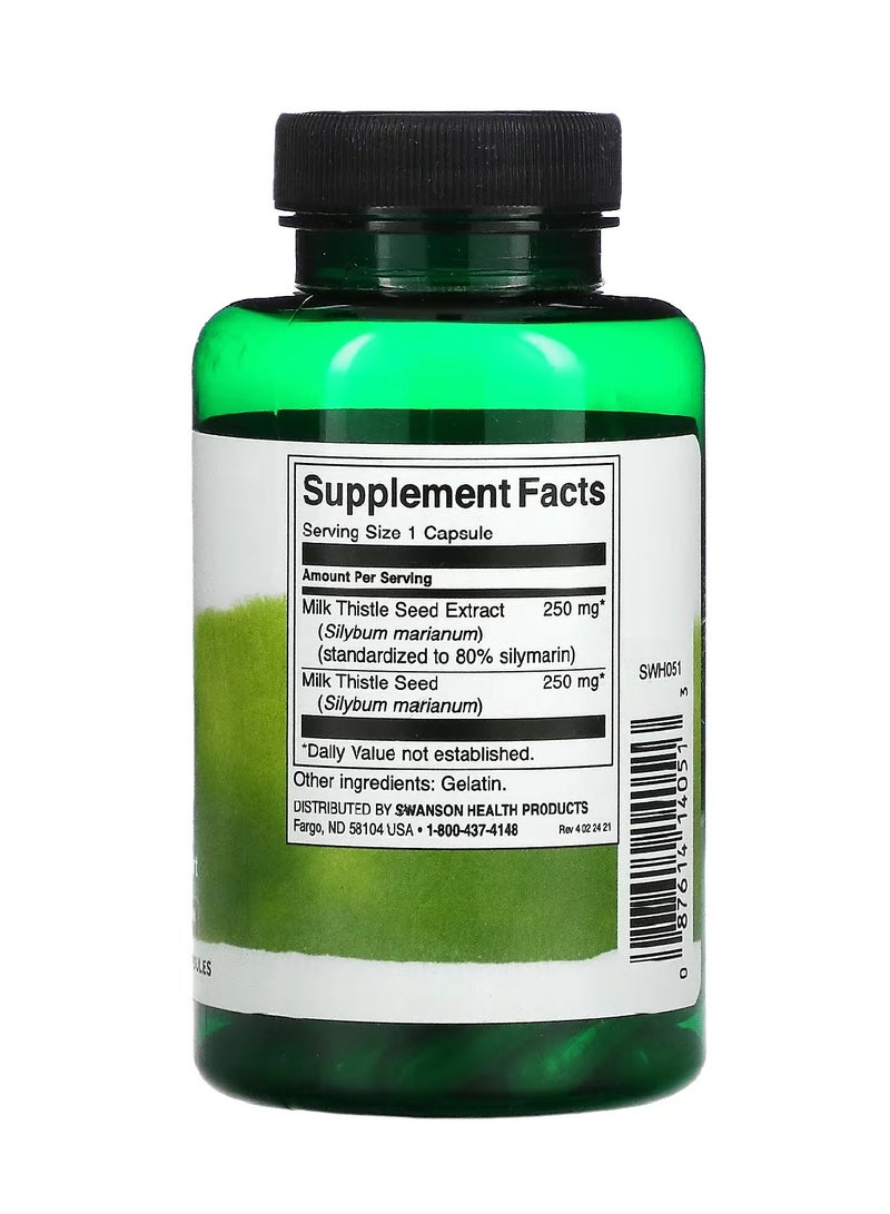 سوانسون الشويكة اللبنية ، 120 كبسولة - Image 2