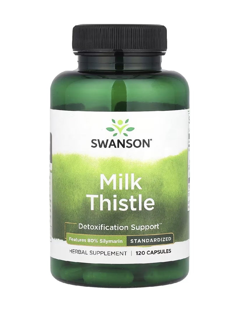 سوانسون الشويكة اللبنية ، 120 كبسولة - Image 1