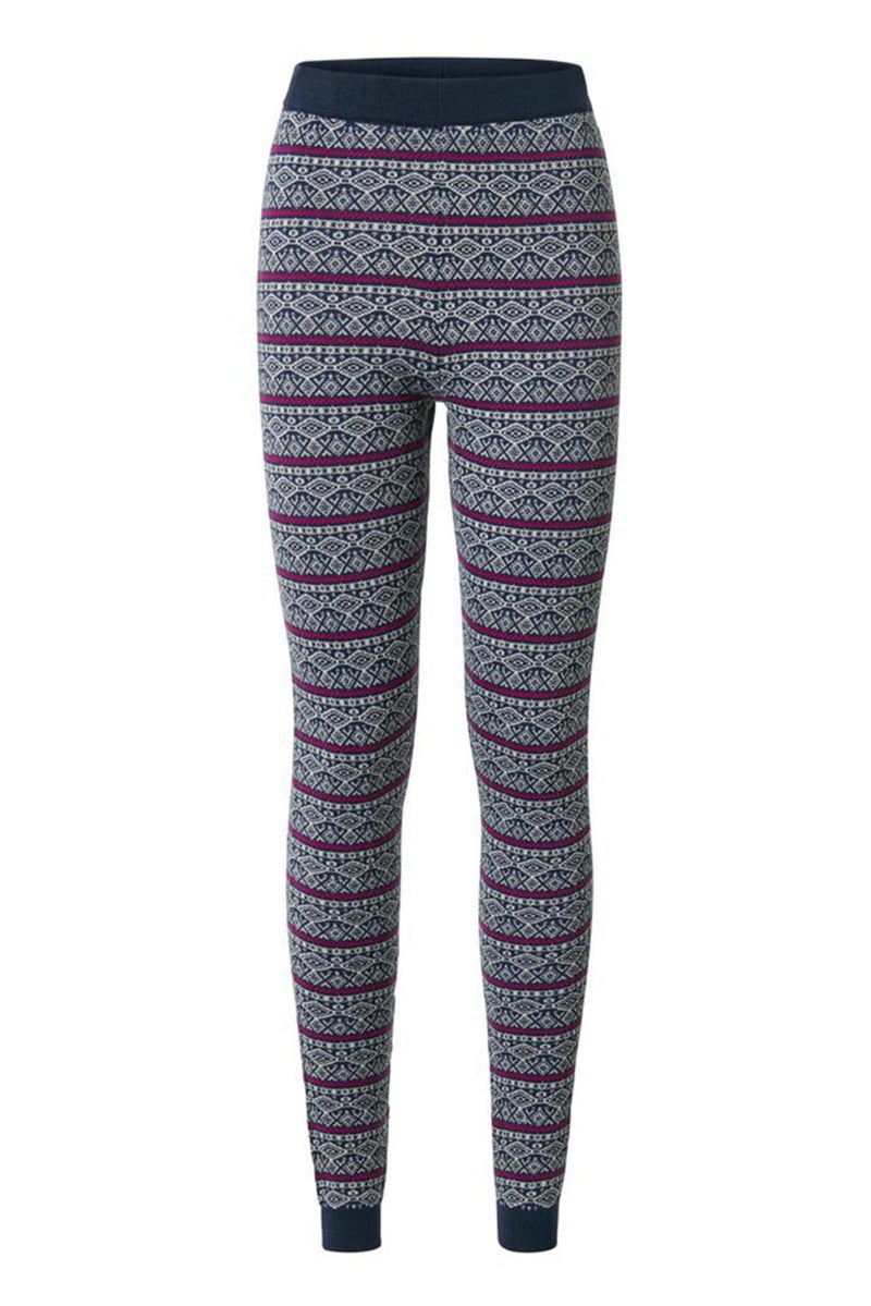 Tchibo Women Full Length Textured Legging, Navy Combo - Image 2