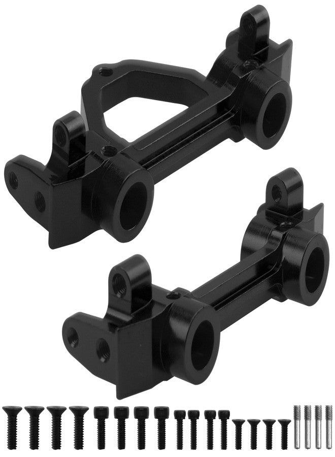 Vgoohobby Aluminum Alloy Front Rear Bumper Mount Stand Compatible with Axial SCX10 Wrangler SCX10 II 90046 1/10 RC Crawler Upgrades Part (Black) - Image 1