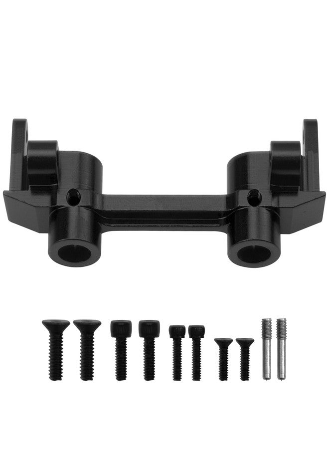 Vgoohobby Aluminum Alloy Front Rear Bumper Mount Stand Compatible with Axial SCX10 Wrangler SCX10 II 90046 1/10 RC Crawler Upgrades Part (Black) - Image 3