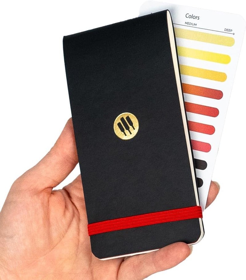 Wine Folly Pocket Wine Tasting Journal – Guided Travel Notebook for Wine Notes | 4-Step Tasting Method, Color Card & Elastic Band | Fits with Phone for On-the-Go Tastings - Image 2