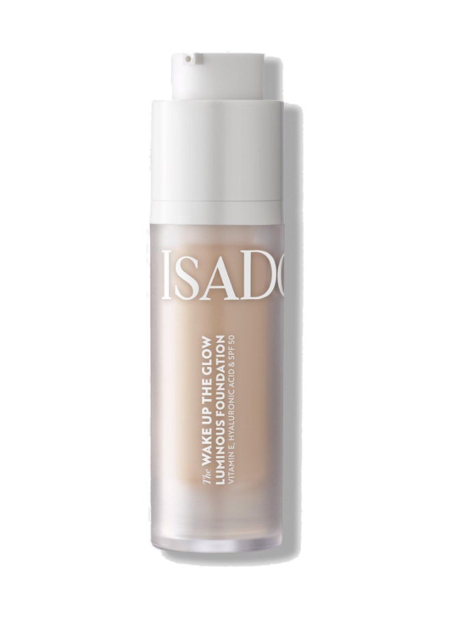 ISADORA - The Wake Up The Glow Luminous Foundation 1W Warm - Image 1