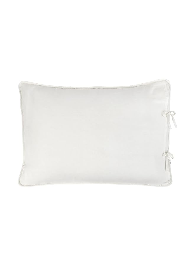 LAURA ASHLEY Felicity Collection Quilt Set 100 Percent Cotton Reversible All Season Bedding With Matching Sham S Pre Washed For Added Softness Queen White - Image 5