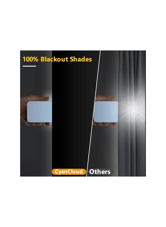 The Bros ستارة تعتيم 145 × 300 سم ستارة تعتيم لاصقة على النافذة مادة تعتيم قابلة للنقل ستائر نافذة ستارة تعتيم للمنزل المكتب حضانة غرفة النوم السيارة السفر - Image 5