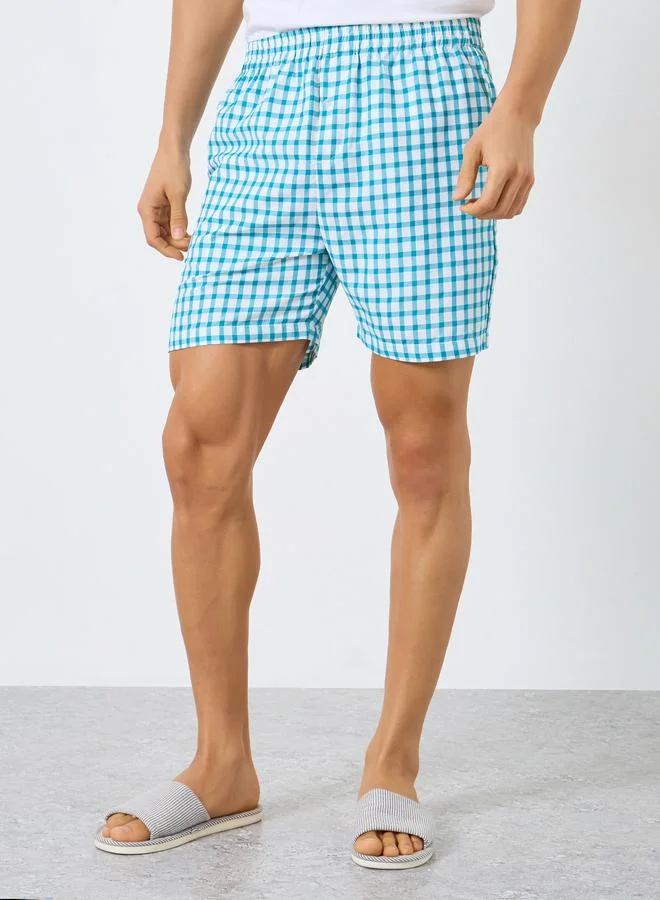 Styli  Pack of 2 - Men Cotton Boxers with Button for Men | Best Price UAE