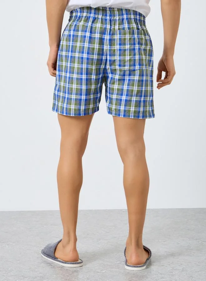 Styli  Pack of 2 - Men Cotton Boxers with Button for Men | Best Price UAE