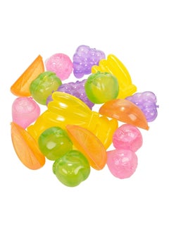 Generic Pack of 24 Fruit Reusable Ice Cubes | Filled with Pure Water Multicolour  - Image 4