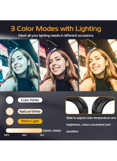 Ulanzi Ulanzi VL100X Selfie Light, Clip LED Light Panel for Phone/Laptop/Tablet/Computer, Bi-Color Portable Clip Camera Light with Dimmable 2500-6500K with 2000mAh Battery for Video Conference/Picture  - Image 3