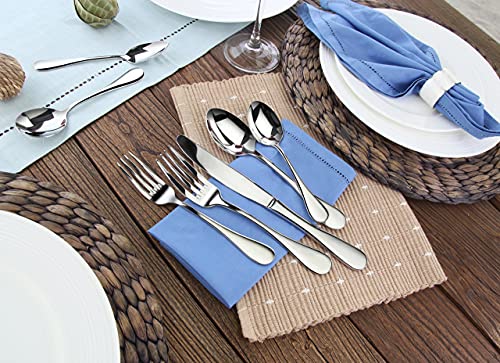 Artaste 56389 Rain 18/10 Stainless Steel Flatware 20-Piece Set, Service for 4 - Image 5