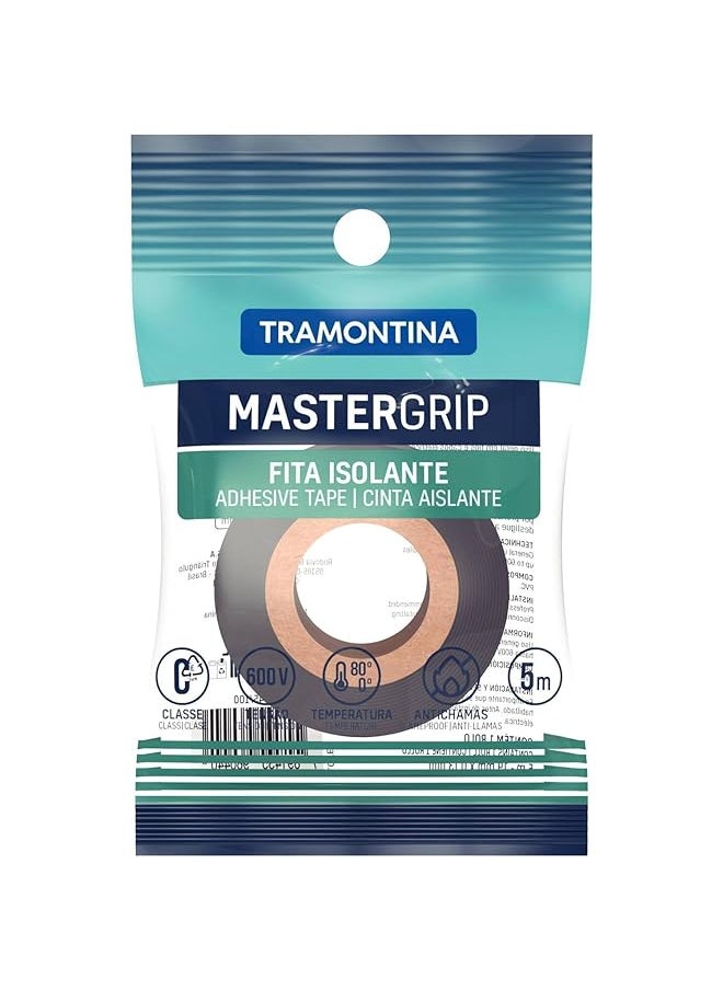 TRAMONTINA 0.13X19Mm 5M Black Flame Retardant Electrical Tape Class C 