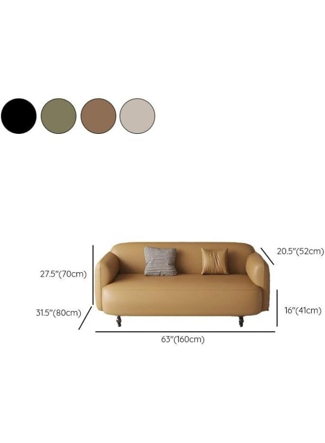 Ripple FURNITURE Modern Minimalist Sofa with Decorative Pillows (Green) - Image 2