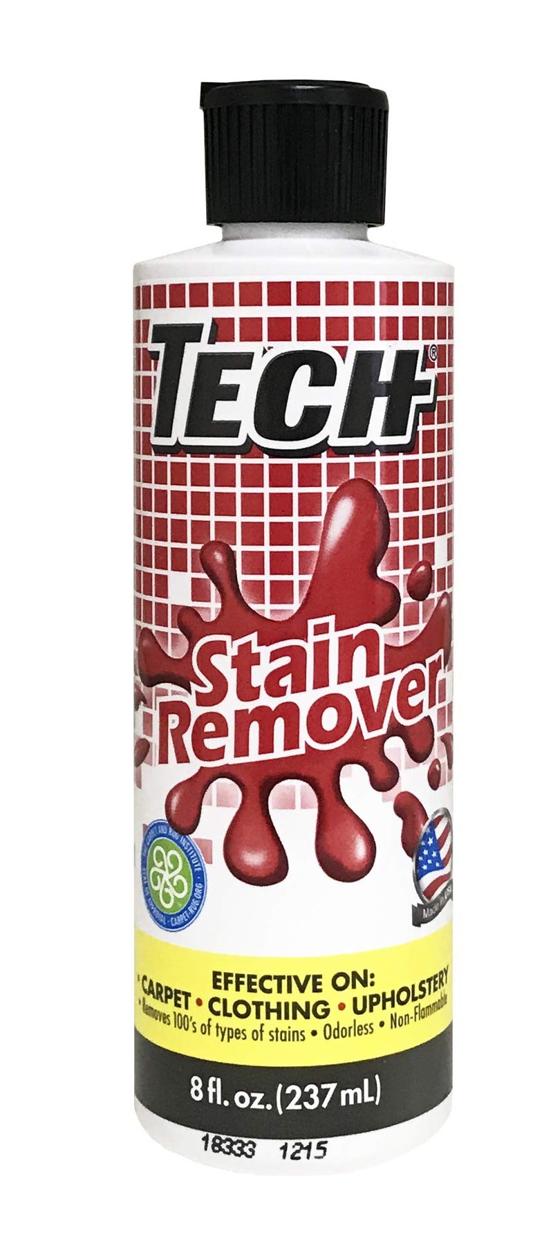 TECH Multi-Purpose Stain Remover | For Carpet, Clothes, Baby, Furniture, Pet, Upholstery, Laundry, Rug Stains | Red Wine, Blood, Coffee, Armpit Stain Remover All-In-One Solution | (8 ounce Bottle) - Image 1