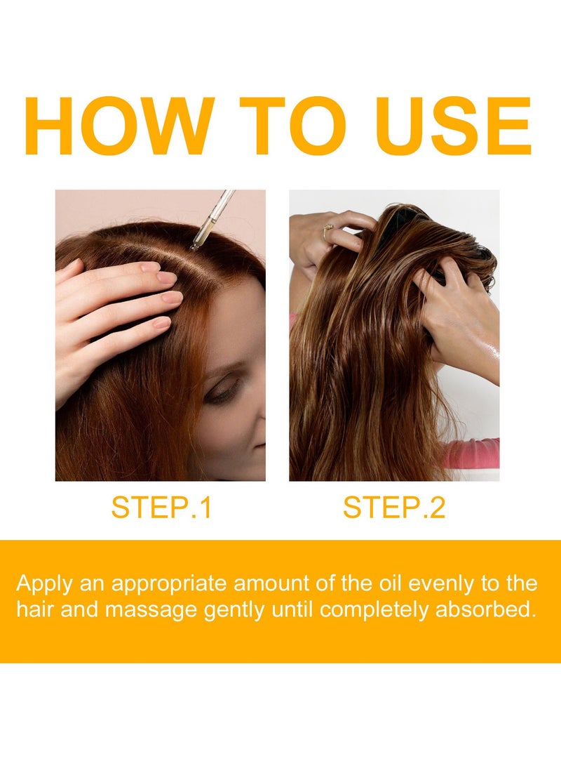 إيلهو عبوتان من زيت البيوتين للعناية بالشعر، يرطب فروة الرأس بعمق، ويصلح الشعر التالف ويجعله ناعمًا ولامعًا 30 مل*2 - Image 5